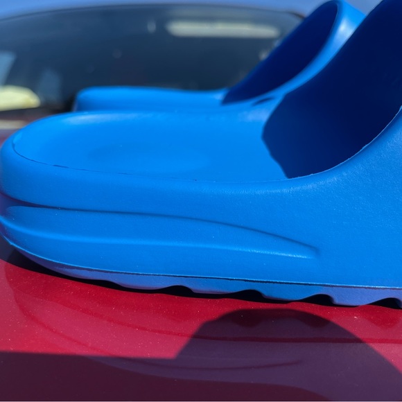 Blue EVA Algae Foam Slide Yeezy Type HI Res Blue size 12 Mens - Picture 11 of 11